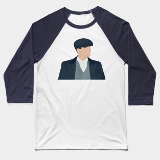 Tommy Shelby Peaky Minimal Tribute Design Baseball T-Shirt